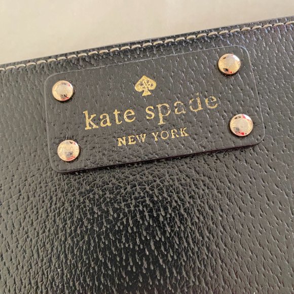 Kate Spade Black Leather Wallet - Picture 2 of 5